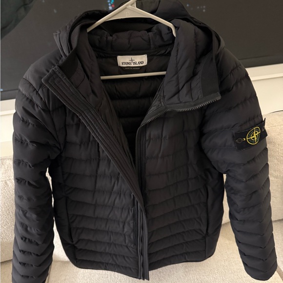 Stone Island Dark Navy Puffer Lightweight Jacket - Picture 1 of 8